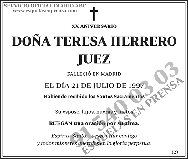 Teresa Herrero Juez
